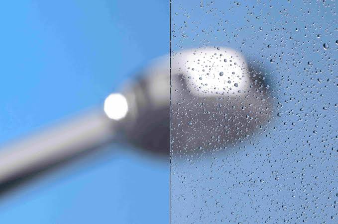 spots stains on glass